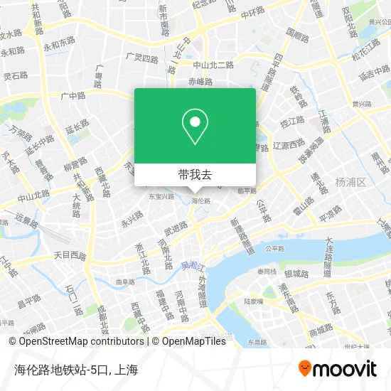 海伦路地铁站-5口地图