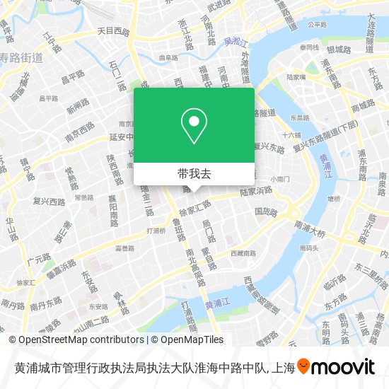 黄浦城市管理行政执法局执法大队淮海中路中队地图