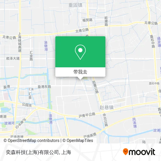 奕森科技(上海)有限公司地图