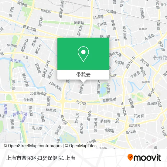 上海市普陀区妇婴保健院地图