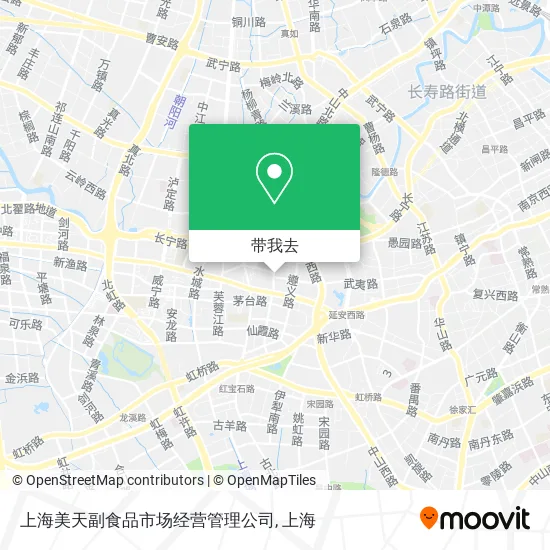 上海美天副食品市场经营管理公司地图