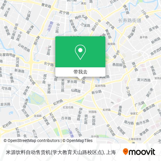 米源饮料自动售货机(学大教育天山路校区点)地图