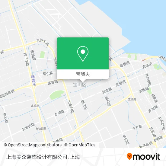 上海美众装饰设计有限公司地图