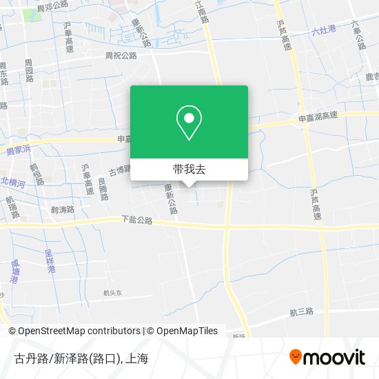 古丹路/新泽路(路口)地图