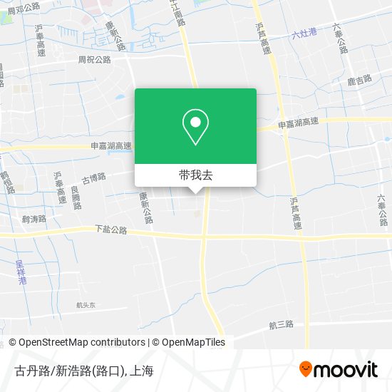 古丹路/新浩路(路口)地图