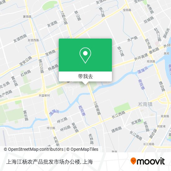 上海江杨农产品批发市场办公楼地图