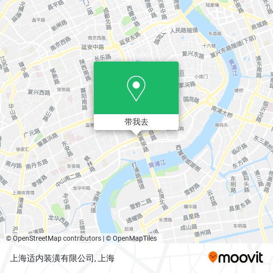 上海适内装潢有限公司地图