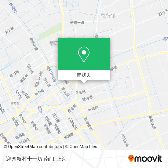 迎园新村十一坊-南门地图