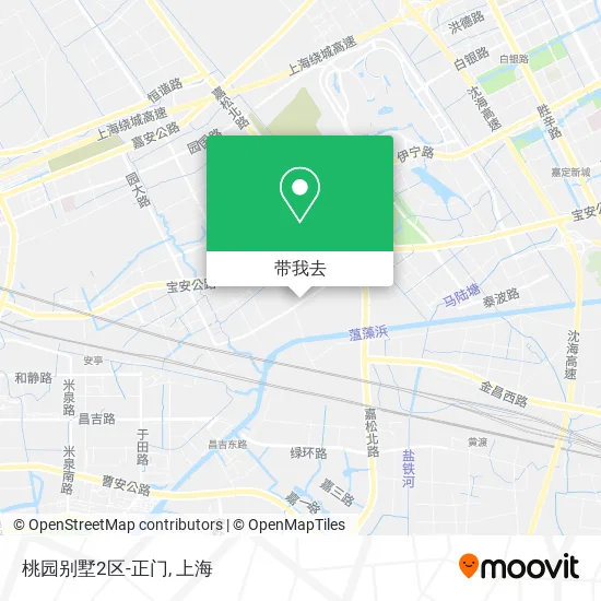 桃园别墅2区-正门地图