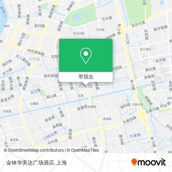 金钵华美达广场酒店地图