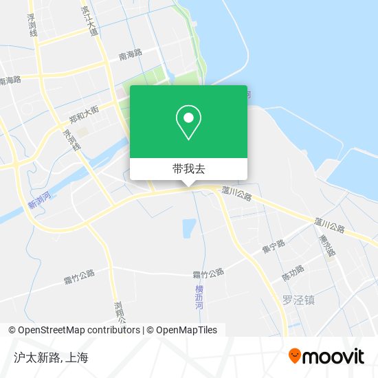 沪太新路地图