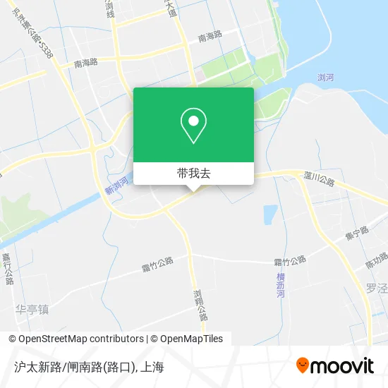 沪太新路/闸南路(路口)地图