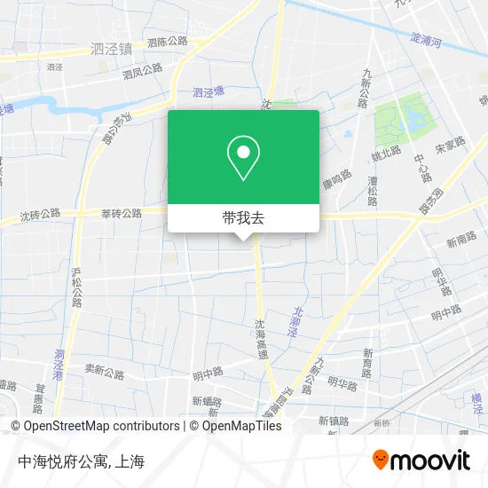 中海悦府公寓地图