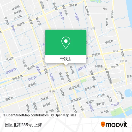 园区北路285号地图