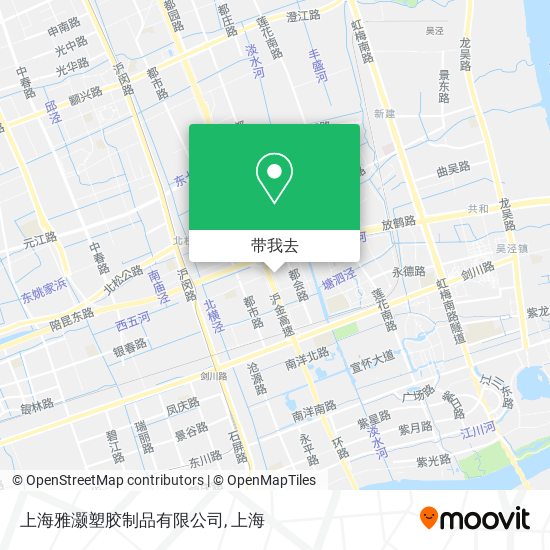 上海雅灏塑胶制品有限公司地图