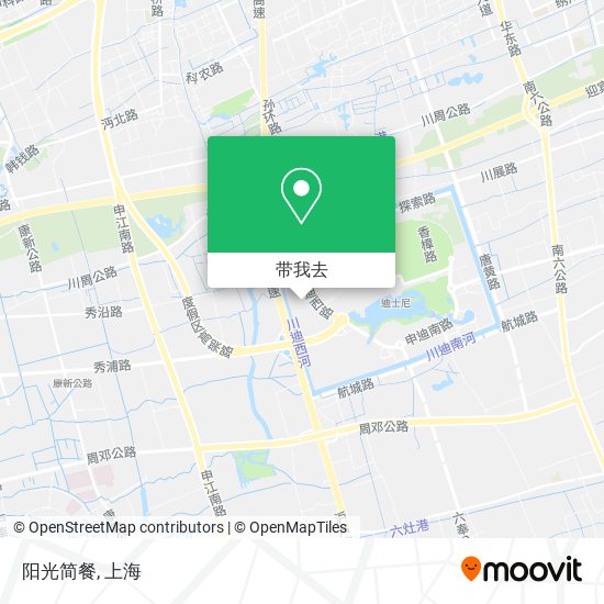 阳光简餐地图