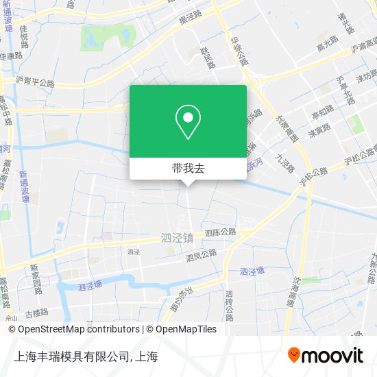 上海丰瑞模具有限公司地图