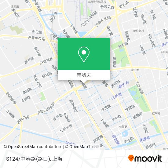 S124/中春路(路口)地图