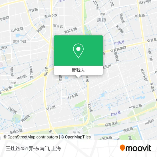 三灶路451弄-东南门地图