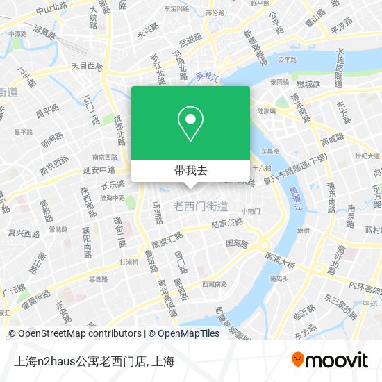 上海n2haus公寓老西门店地图