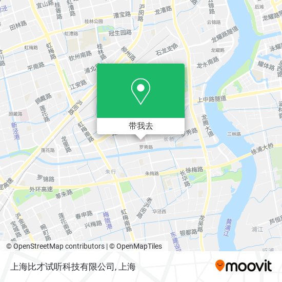 上海比才试听科技有限公司地图