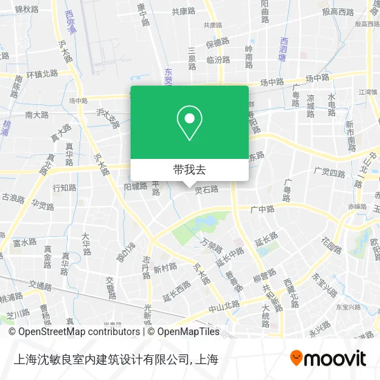上海沈敏良室内建筑设计有限公司地图