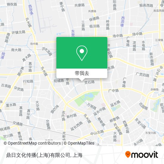 鼎日文化传播(上海)有限公司地图