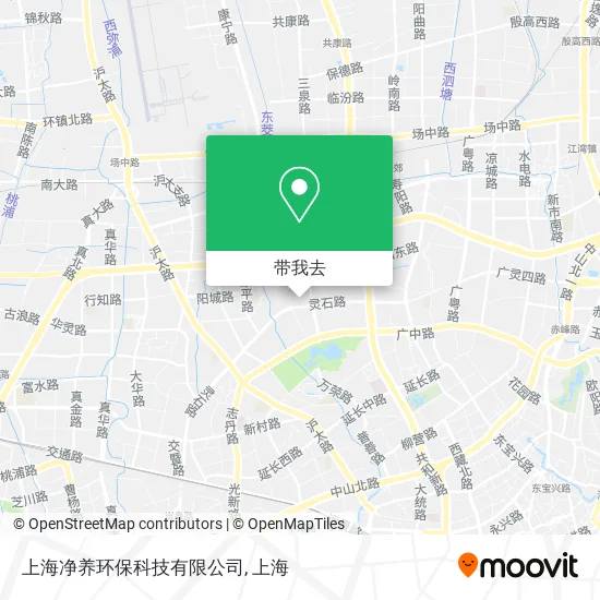 上海净养环保科技有限公司地图