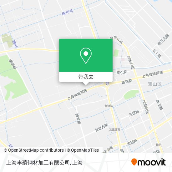 上海丰蕴钢材加工有限公司地图