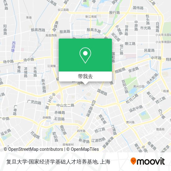 复旦大学-国家经济学基础人才培养基地地图