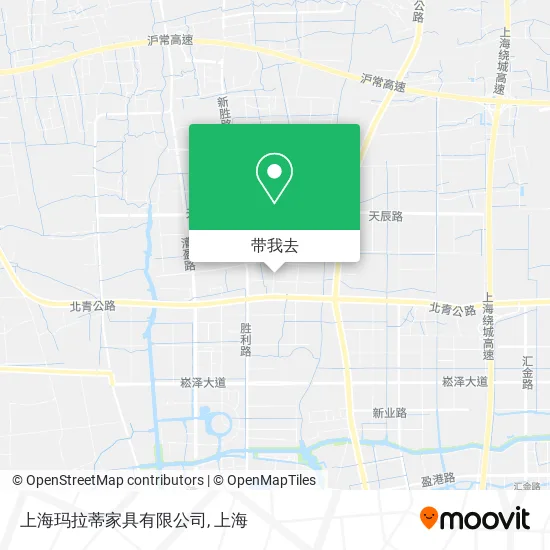 上海玛拉蒂家具有限公司地图
