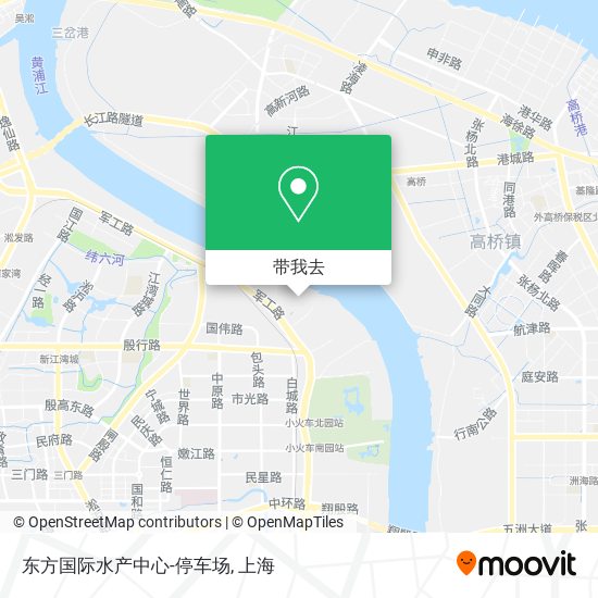 东方国际水产中心-停车场地图