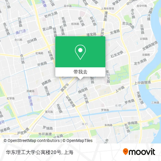 华东理工大学公寓楼20号地图