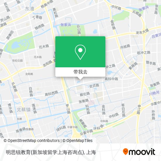 明思锐教育(新加坡留学上海咨询点)地图