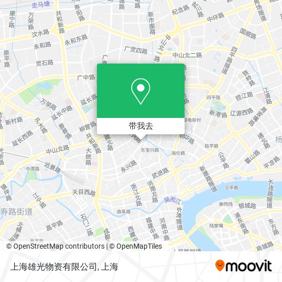 上海雄光物资有限公司地图