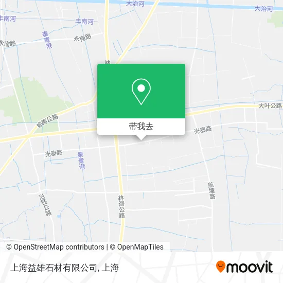 上海益雄石材有限公司地图