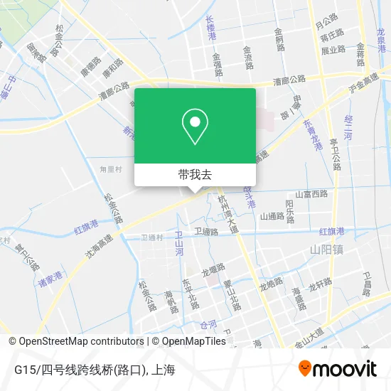 G15/四号线跨线桥(路口)地图