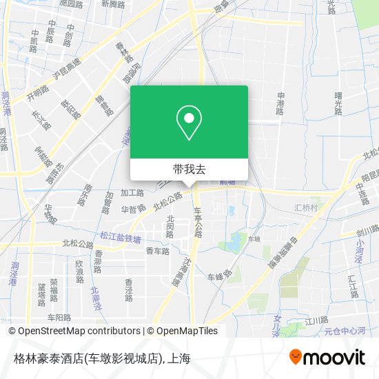 格林豪泰酒店(车墩影视城店)地图