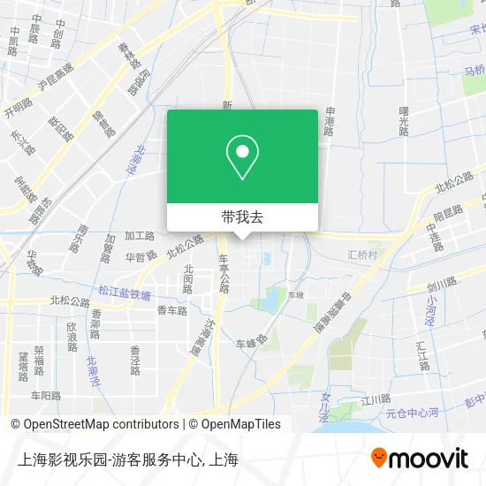 上海影视乐园-游客服务中心地图