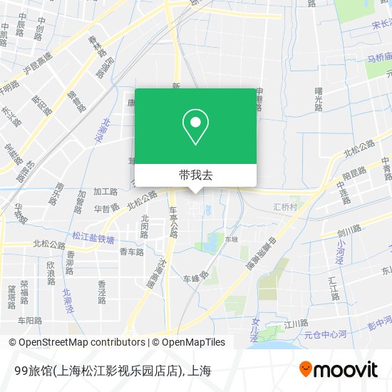 99旅馆(上海松江影视乐园店店)地图