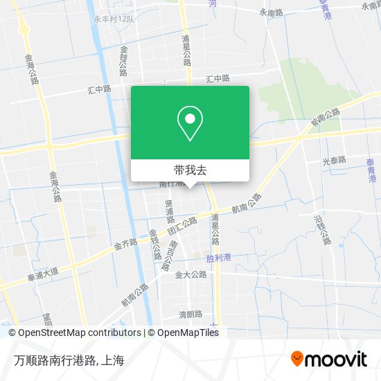 万顺路南行港路地图