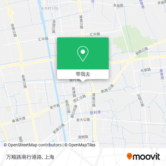 万顺路南行港路地图
