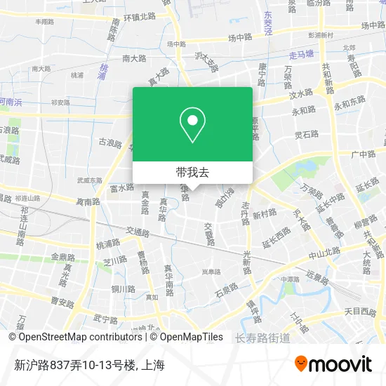 新沪路837弄10-13号楼地图
