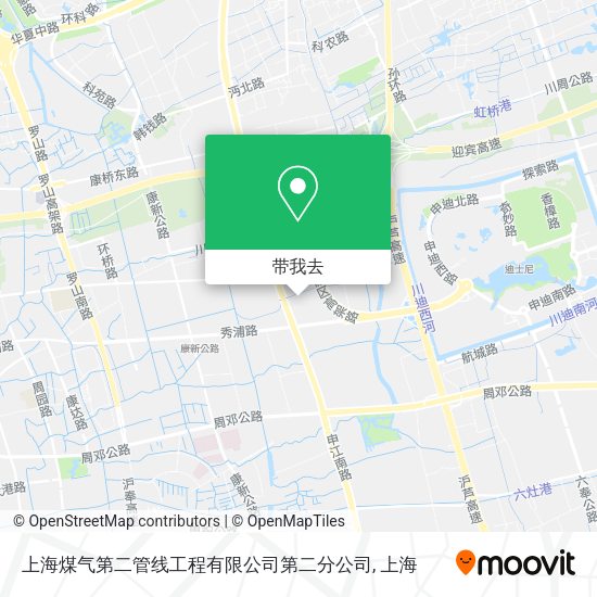 上海煤气第二管线工程有限公司第二分公司地图