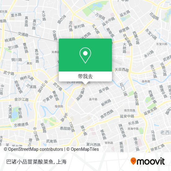 巴诸小品冒菜酸菜鱼地图