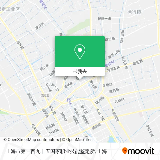 上海市第一百九十五国家职业技能鉴定所地图