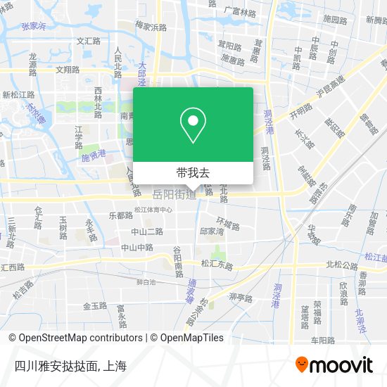 四川雅安挞挞面地图