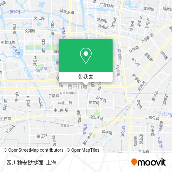 四川雅安挞挞面地图