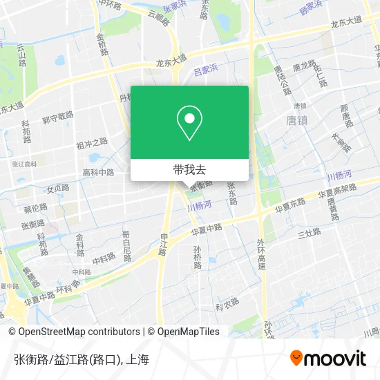 张衡路/益江路(路口)地图