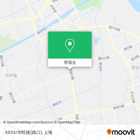 X033/华旺路(路口)地图